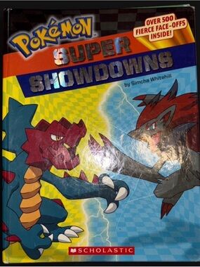 Scholastic Pokémon Super Showdowns - Blue/Yellow/Red Cover